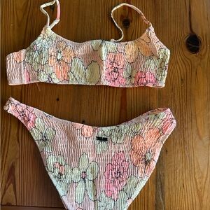 Triangl Floral Bikini Set size medium!